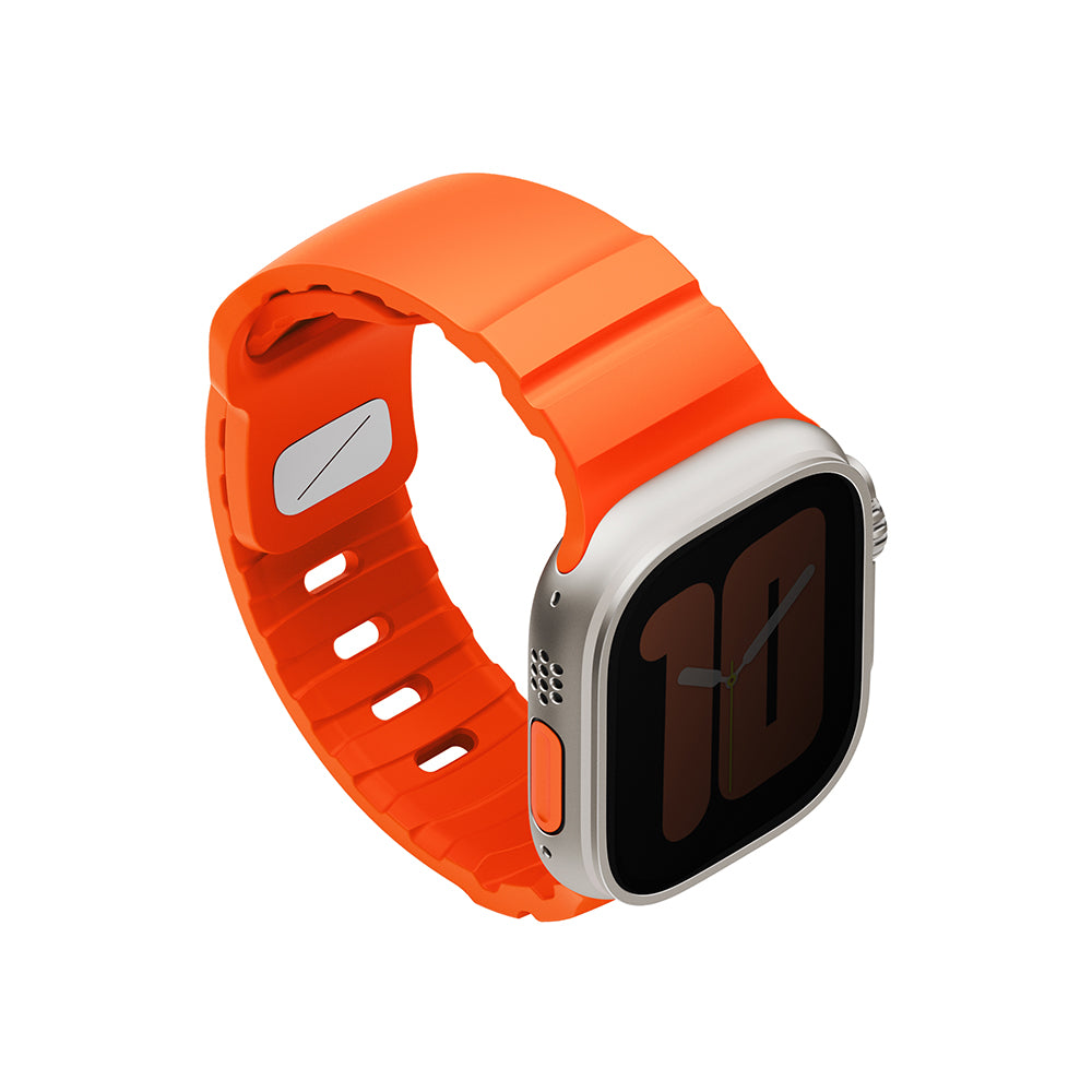 Alton Apple Watch 防水矽膠雙色錶帶