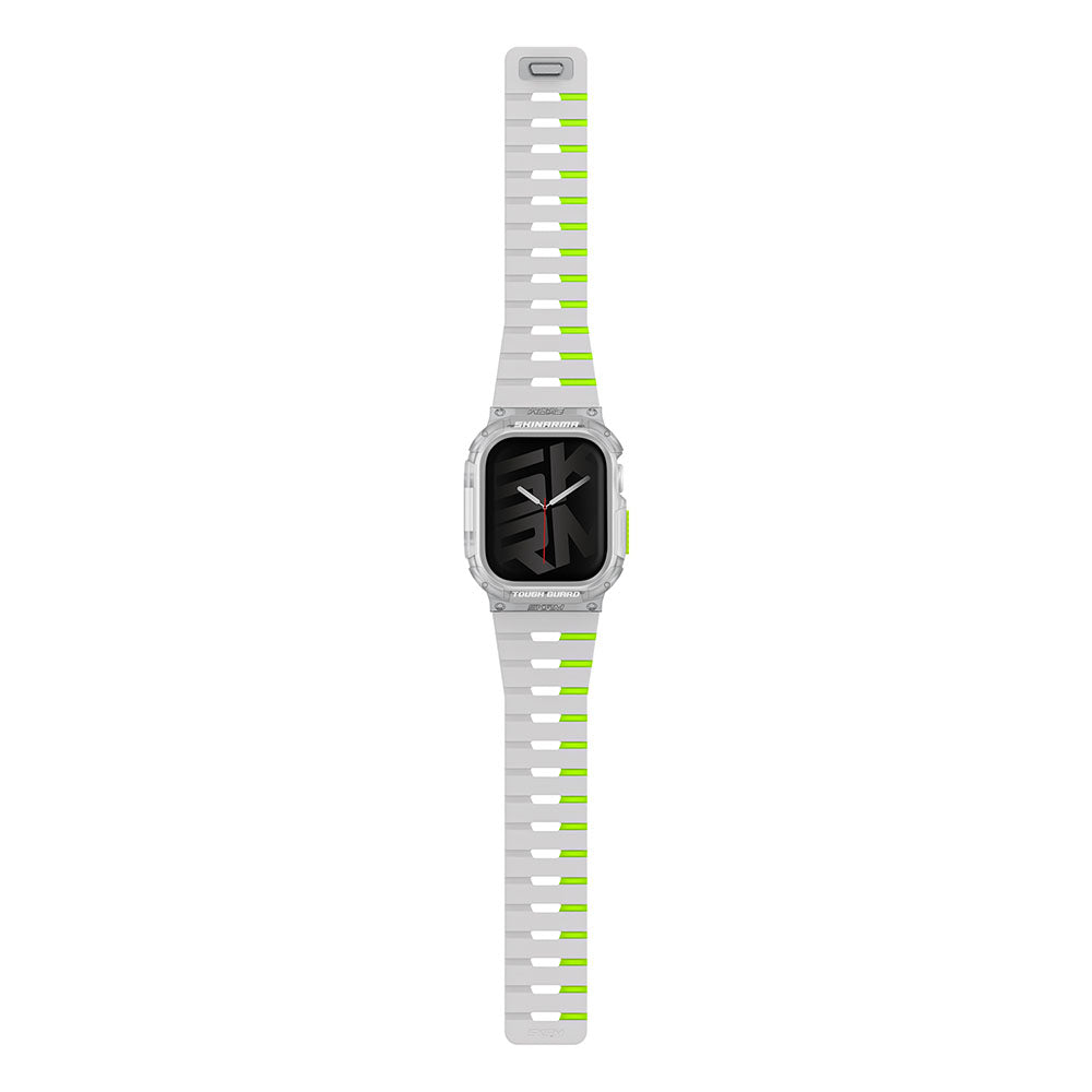 Gemini Apple Watch 雙色矽膠磁吸錶帶 夜光組