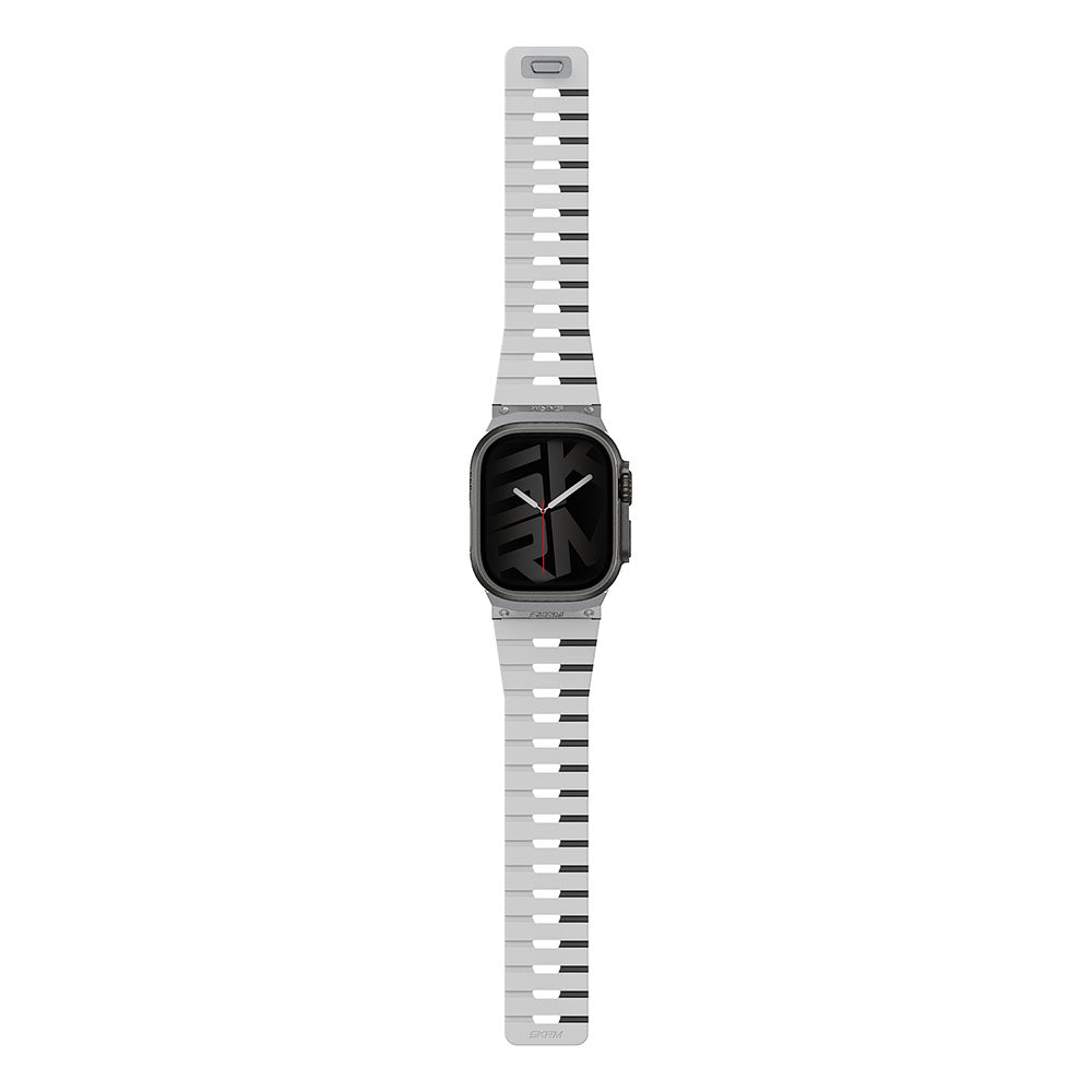 Gemini Apple Watch 雙色矽膠磁吸錶帶
