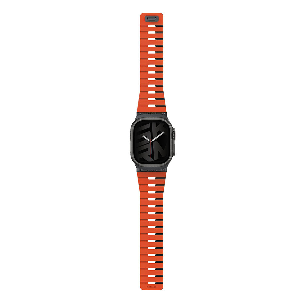 Gemini Apple Watch 雙色矽膠磁吸錶帶