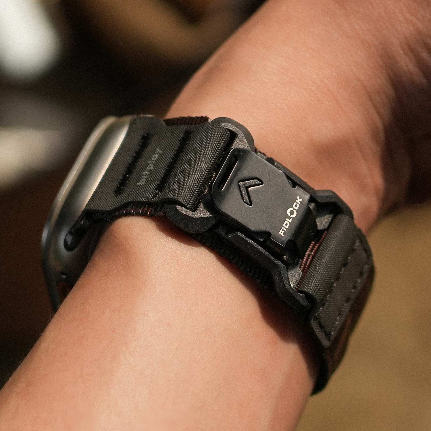 Fidlock® Apple Watch 瞬扣錶帶 44/45/49mm 共用款 夜黑色