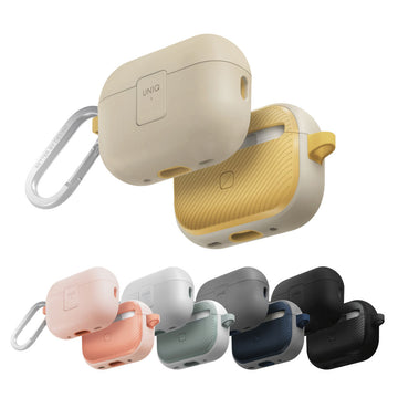 UNIQ 新加坡 Clyde 卡扣式雙料保護套 (附登山扣) AirPods Pro 第2代 (2022)