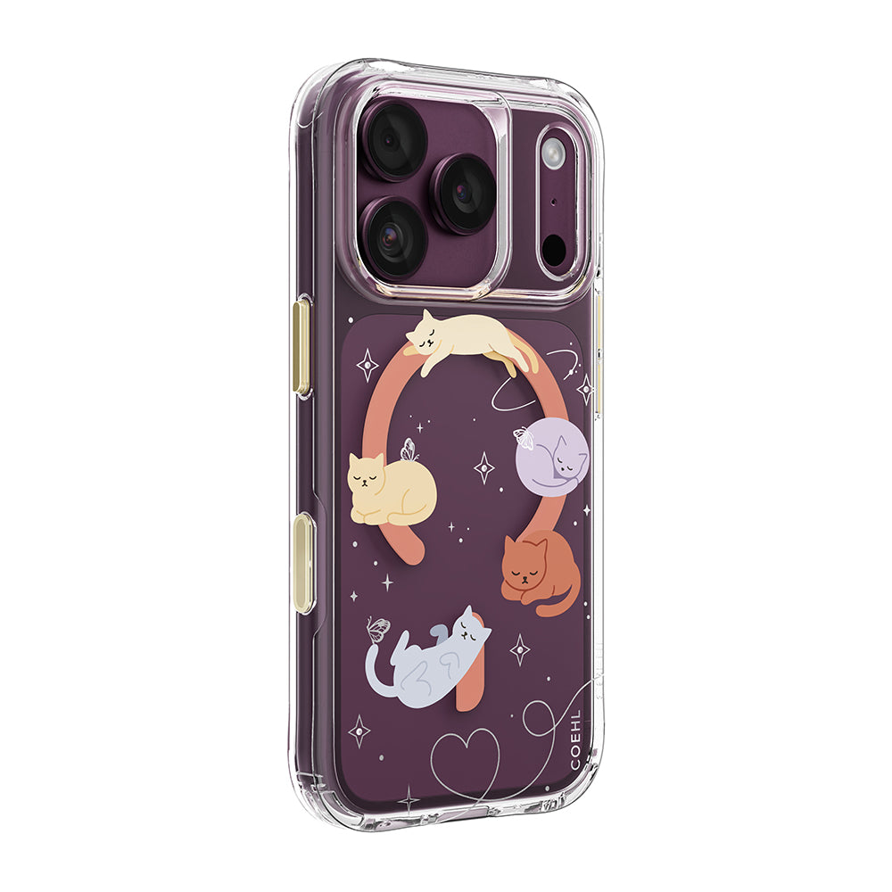 Coehl Elysia 彩虹貓咪磁吸防摔保護殼/手機殼 iPhone 18 系列 (附掛扣)
