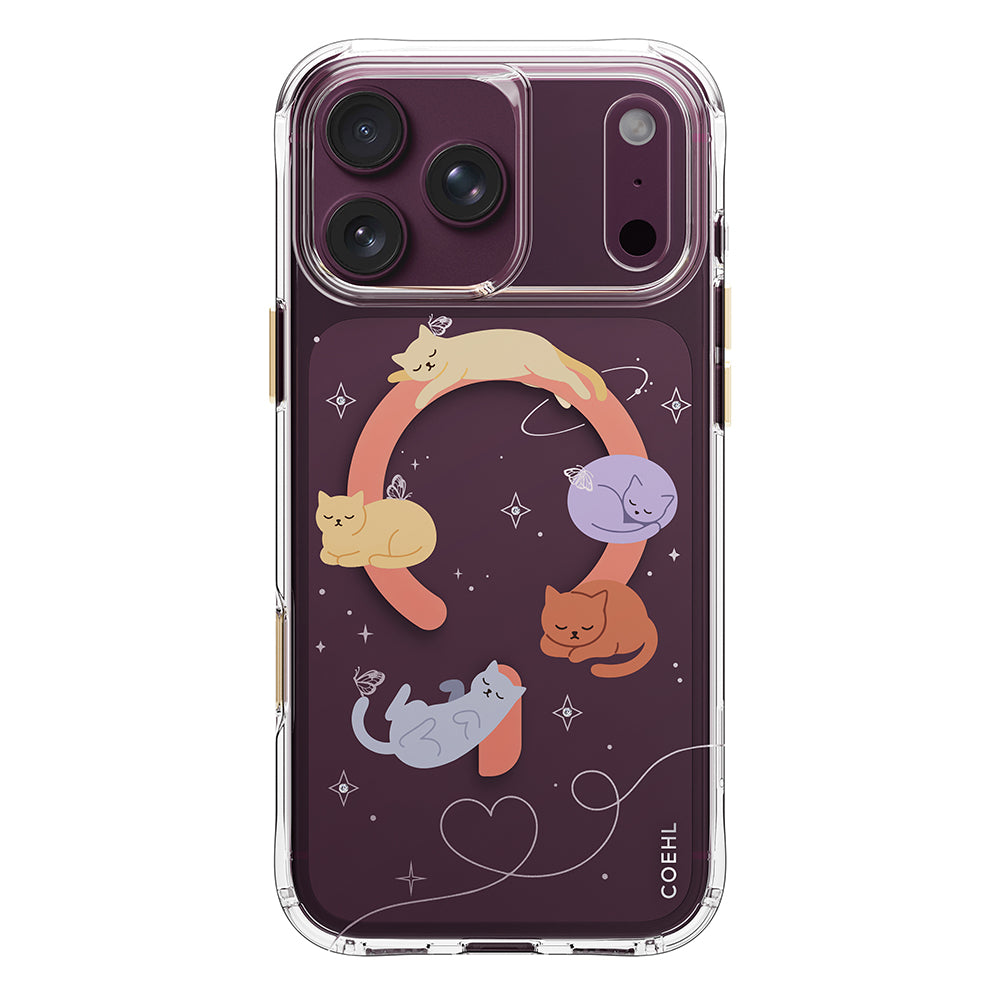 Coehl Elysia 彩虹貓咪磁吸防摔保護殼/手機殼 iPhone 18 系列 (附掛扣)