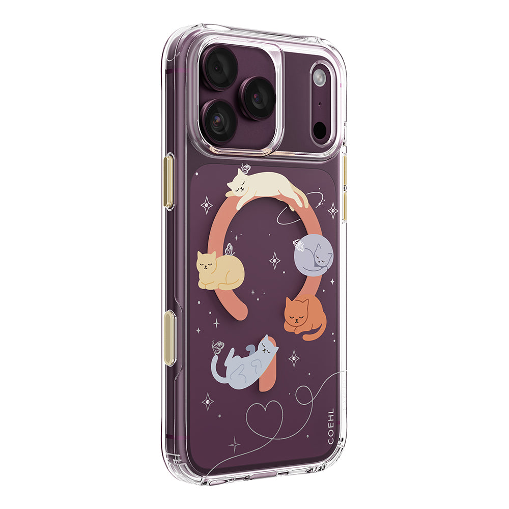 Coehl Elysia 彩虹貓咪磁吸防摔保護殼/手機殼 iPhone 18 系列 (附掛扣)