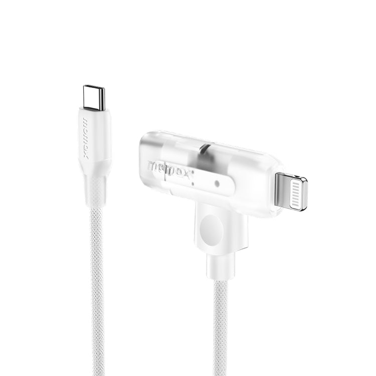 1-Link Flow Duo 60W PD 2合1 USB-C MFI認證充電線 1.5m