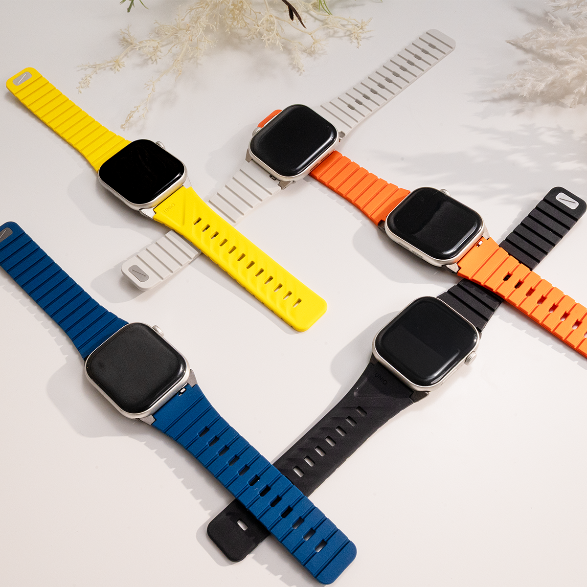 Fluo Apple Watch 雙錶扣組合磁吸錶帶