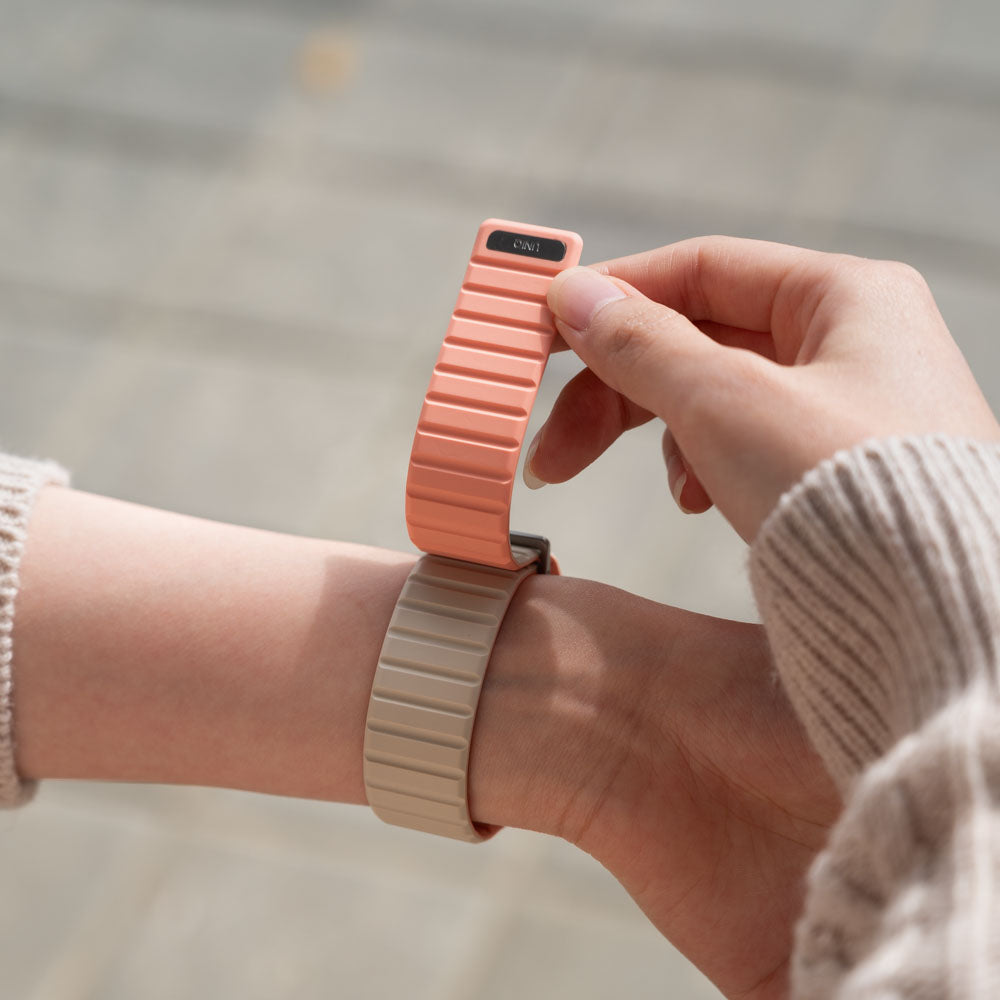 Revix EVO Apple Watch 雙色矽膠磁吸錶帶