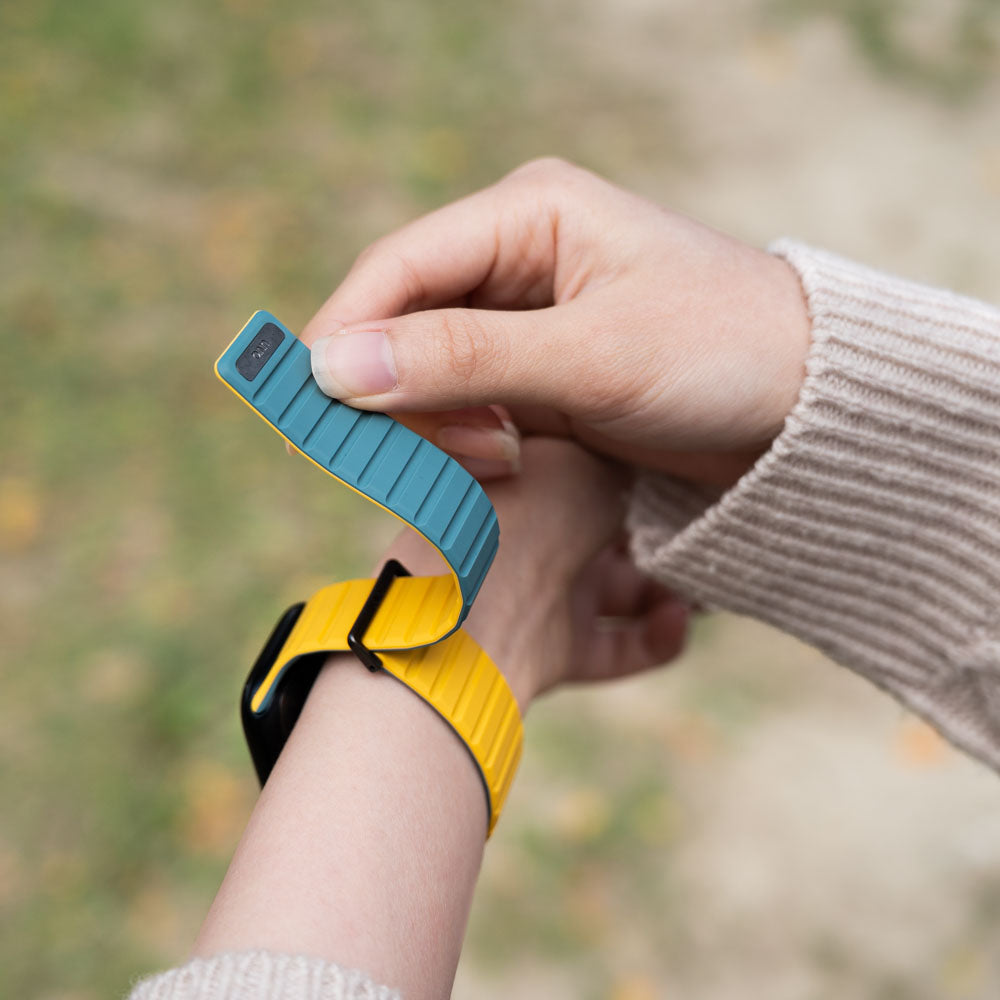 Revix EVO Apple Watch 雙色矽膠磁吸錶帶