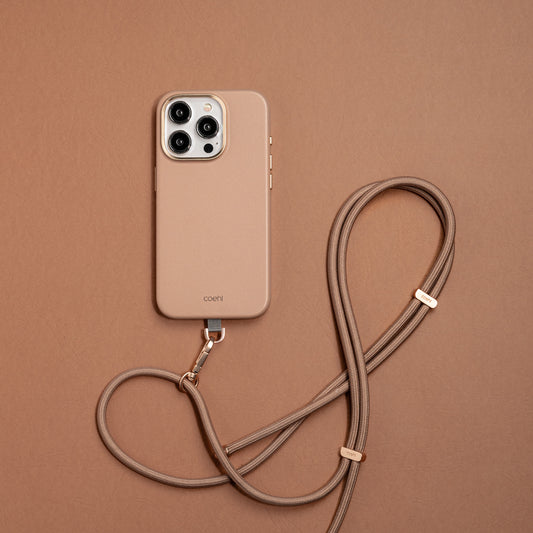 Muse 質感可磁吸棉繩掛繩兩用手機殼 iPhone 15 Pro / Pro Max