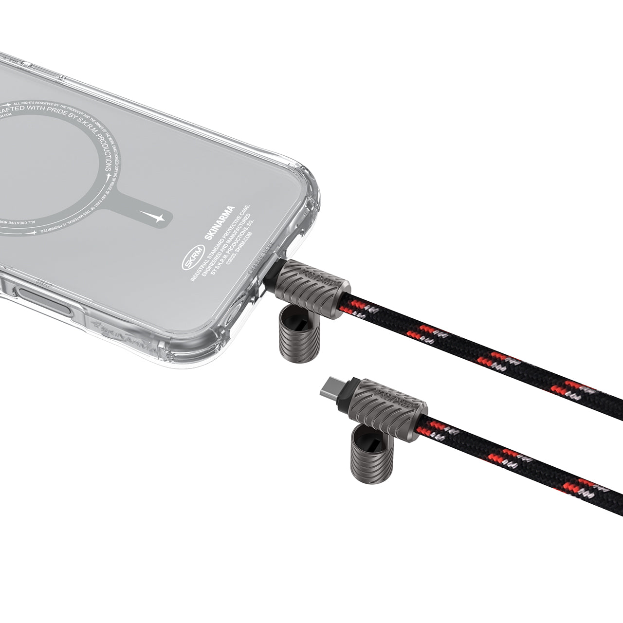 Dyno VE 2合1充電掛繩 USB-C to USB-C 1.5m