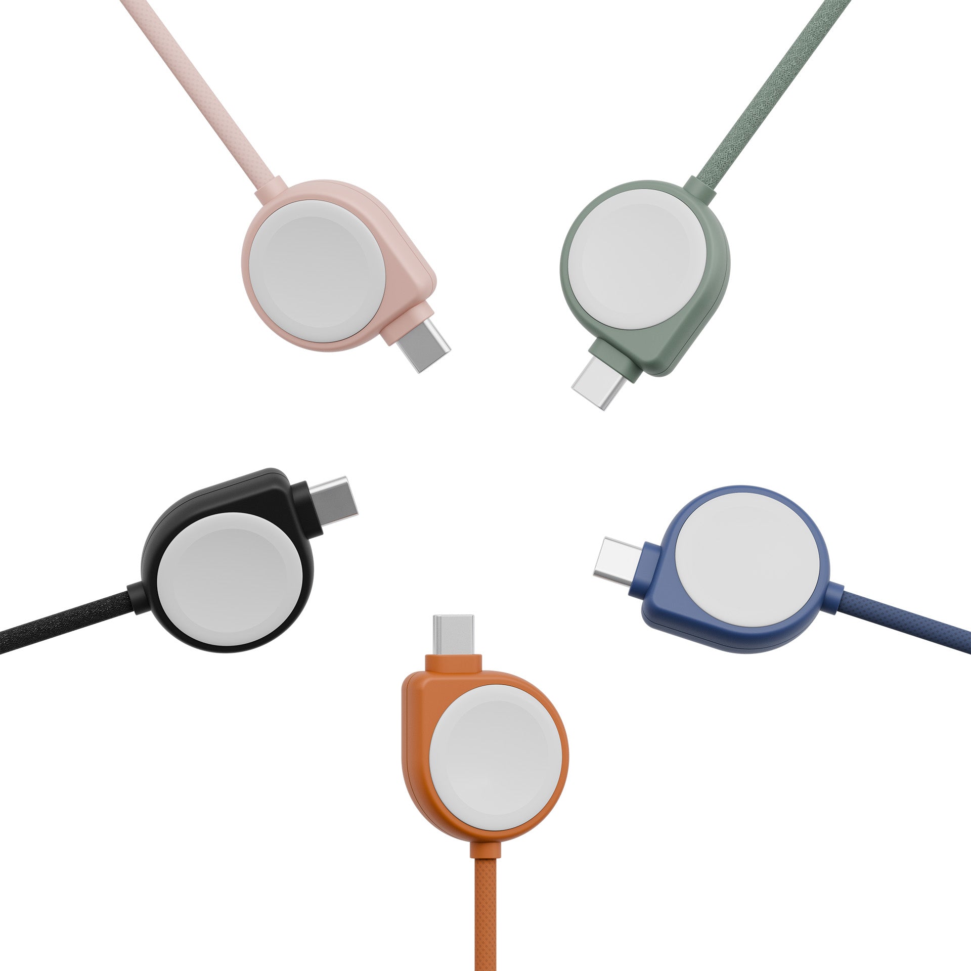 Flow Duo  USB-C to USB-C+Apple Watch  二合一手錶充電線 1.5M