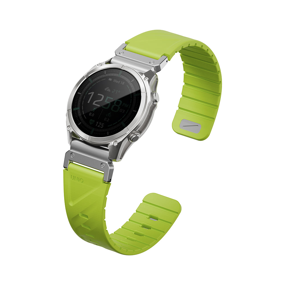 UNIQ 新加坡 Fluo Garmin可拆式矽膠錶帶