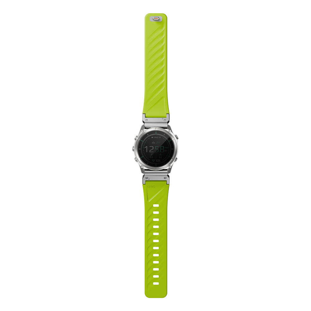 UNIQ 新加坡 Fluo Garmin可拆式矽膠錶帶