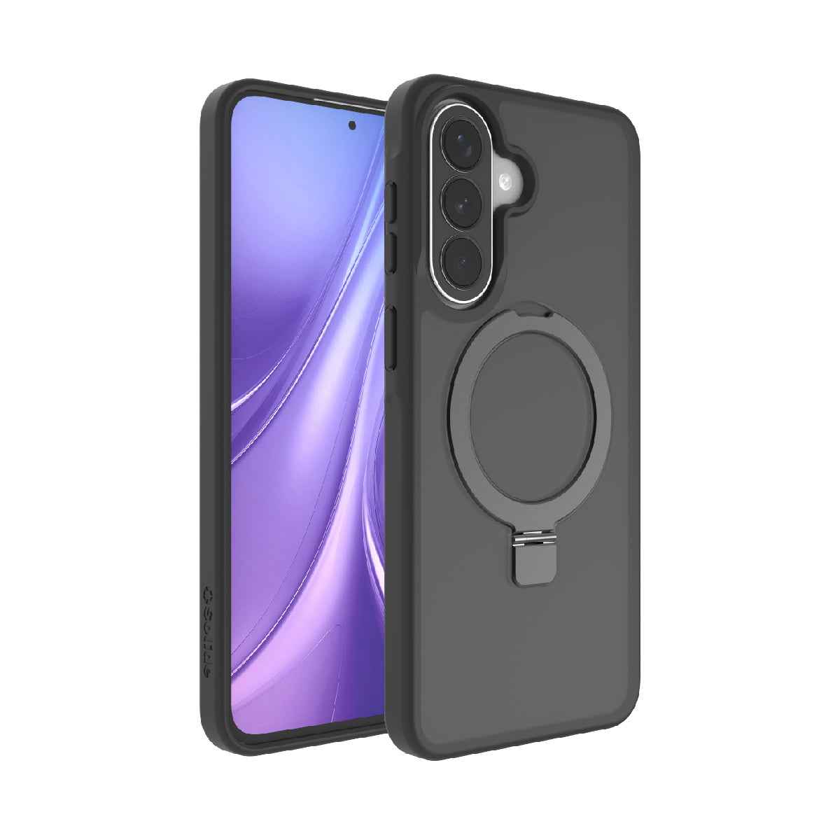 solide 索力得 防摔磁吸支架保護殼 Samsung 三星 Galaxy A57 霧黑