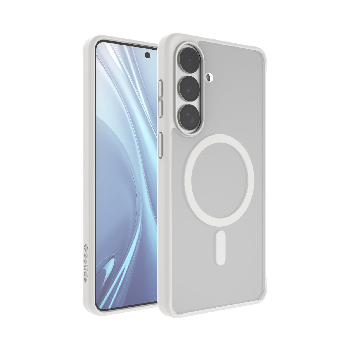 solide 索力得 防摔磁吸保護殼 三星 Galaxy S26 系列 Galaxy S26 Plus 灰白