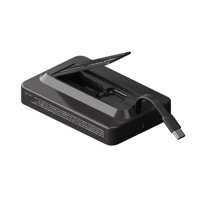 1-Power X Pro+ 10000mAh 磁吸內建USB-C線行動電源-附支架｜CCC 認證 & WH 標示