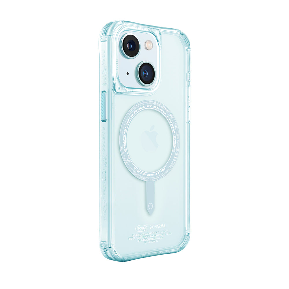 Saido 低調風格磁吸防摔手機殼 附掛繩環 iPhone 15