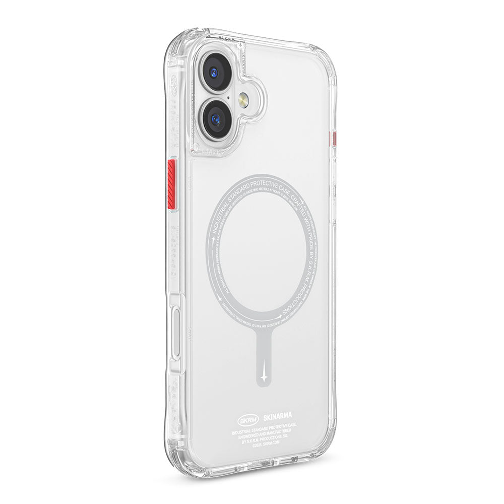 Saido 低調風格磁吸防摔手機殼 附掛繩環 iPhone 16 系列