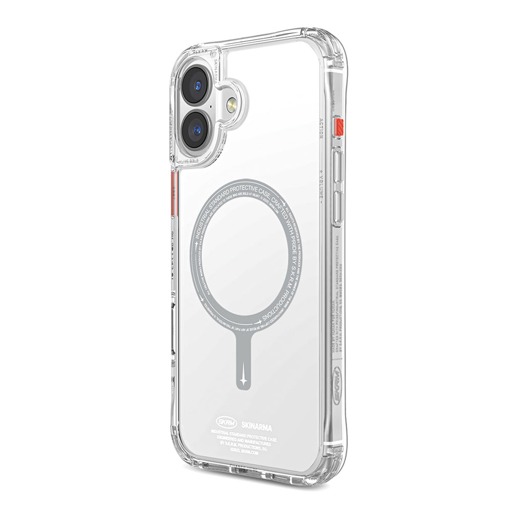 Saido 低調風格磁吸防摔手機殼 附掛繩環 iPhone 16 系列