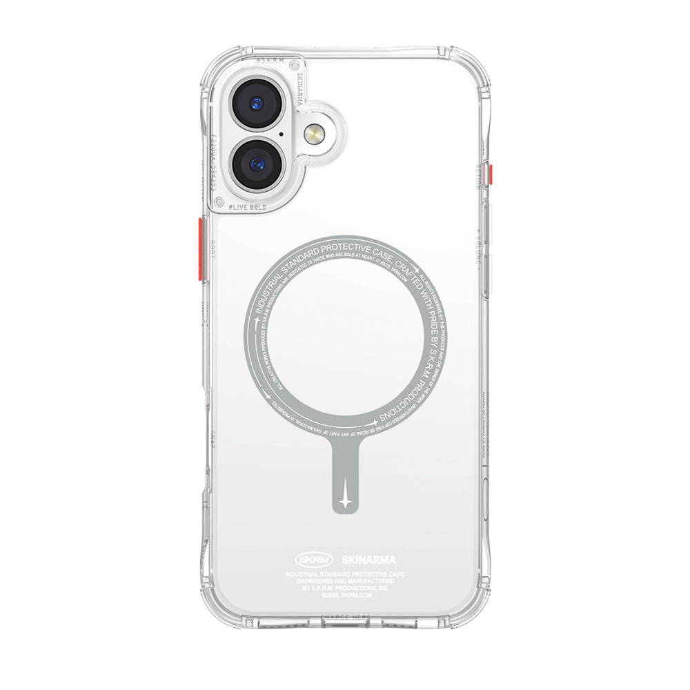 Saido 低調風格磁吸防摔手機殼 附掛繩環 iPhone 16 系列
