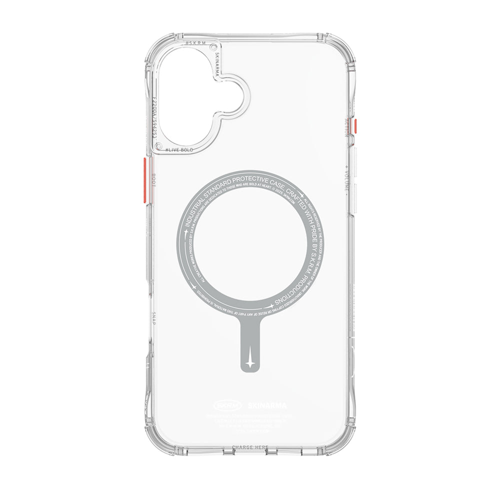 Saido 低調風格磁吸防摔手機殼 附掛繩環 iPhone 16 系列
