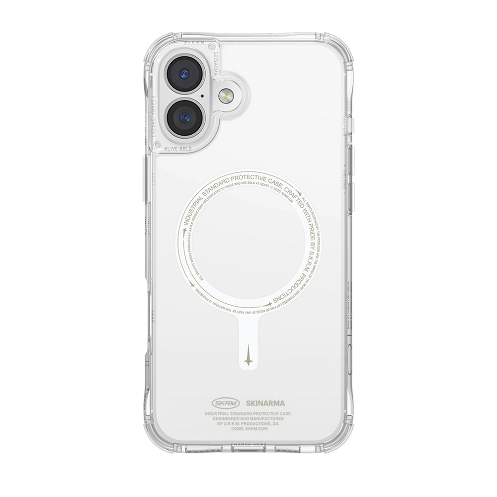 Saido 低調風格磁吸防摔手機殼 附掛繩環 iPhone 16 系列