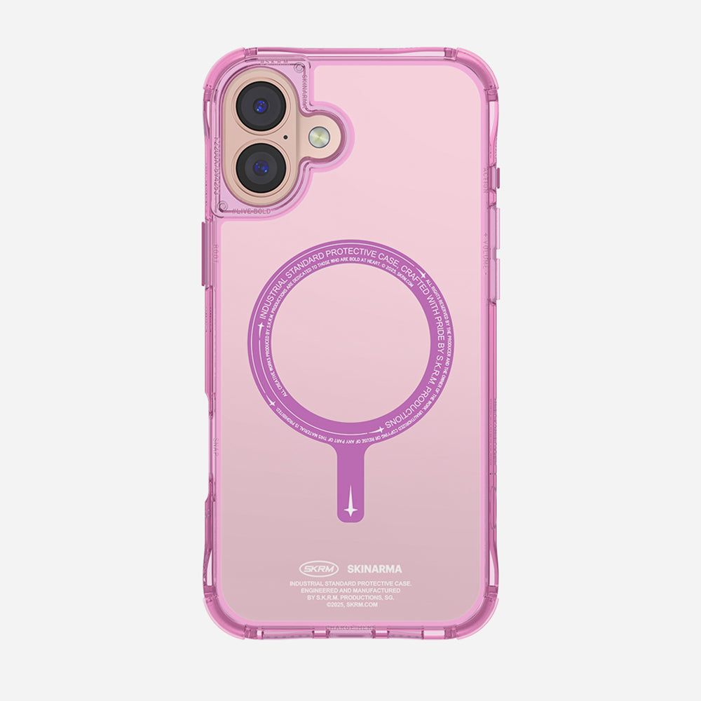 Saido 低調風格磁吸防摔手機殼 附掛繩環 iPhone 16 系列