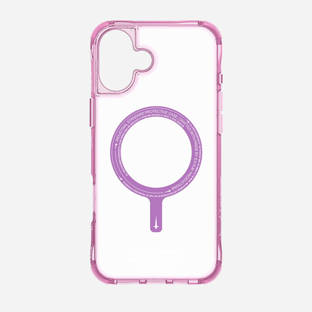 Saido 低調風格磁吸防摔手機殼 附掛繩環 iPhone 16 系列