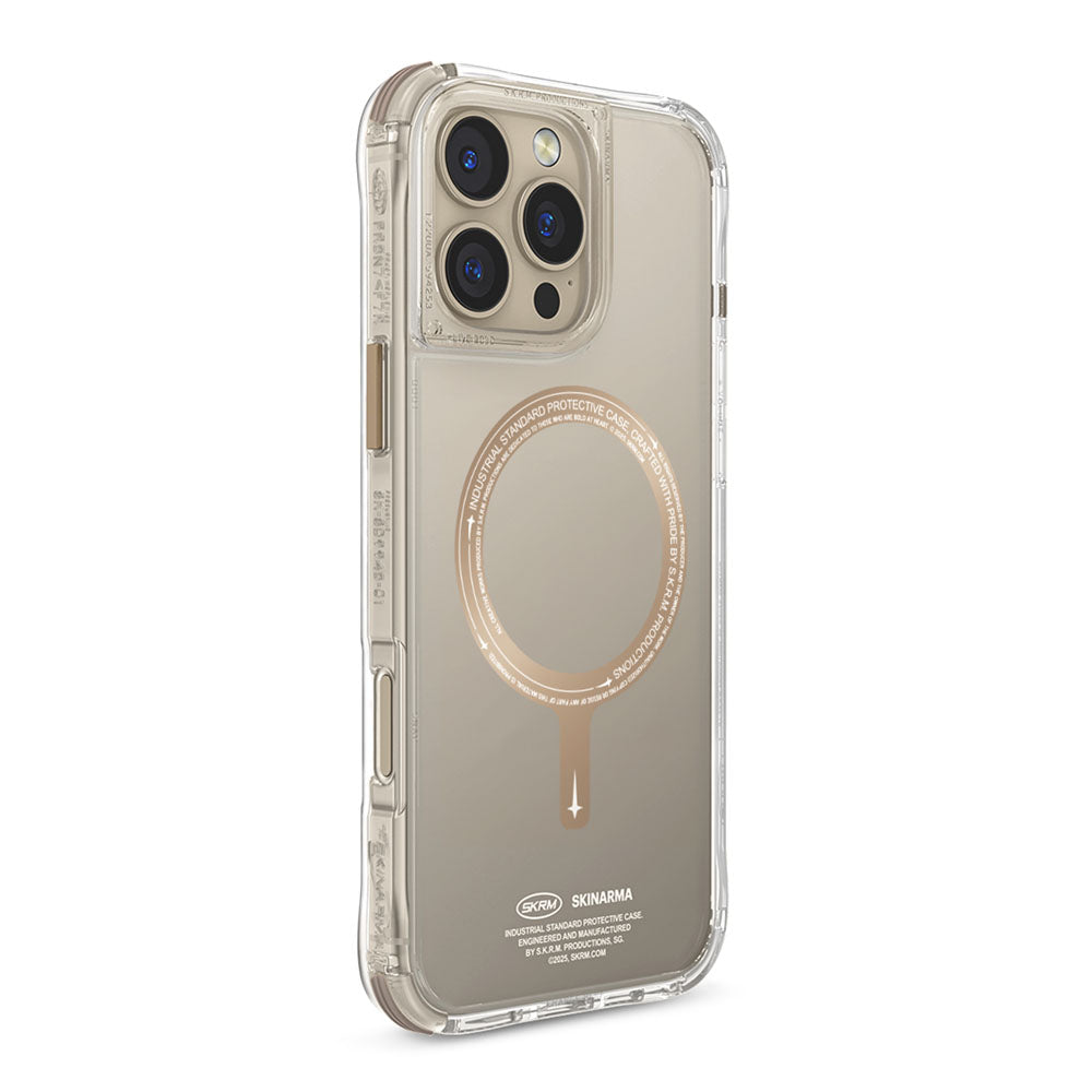 Saido 低調風格磁吸防摔手機殼 附掛繩環 iPhone 16 系列
