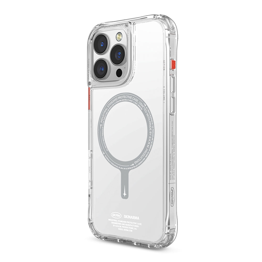 Saido 低調風格磁吸防摔手機殼 附掛繩環 iPhone 16 系列