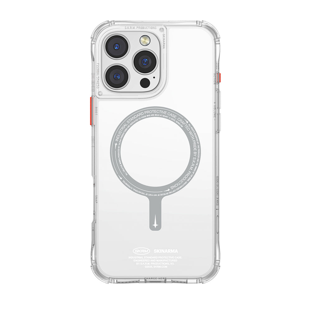 Saido 低調風格磁吸防摔手機殼 附掛繩環 iPhone 16 系列