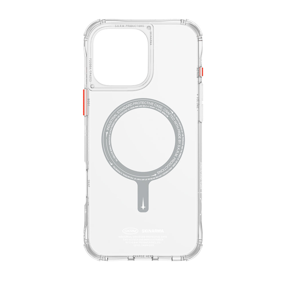 Saido 低調風格磁吸防摔手機殼 附掛繩環 iPhone 16 系列