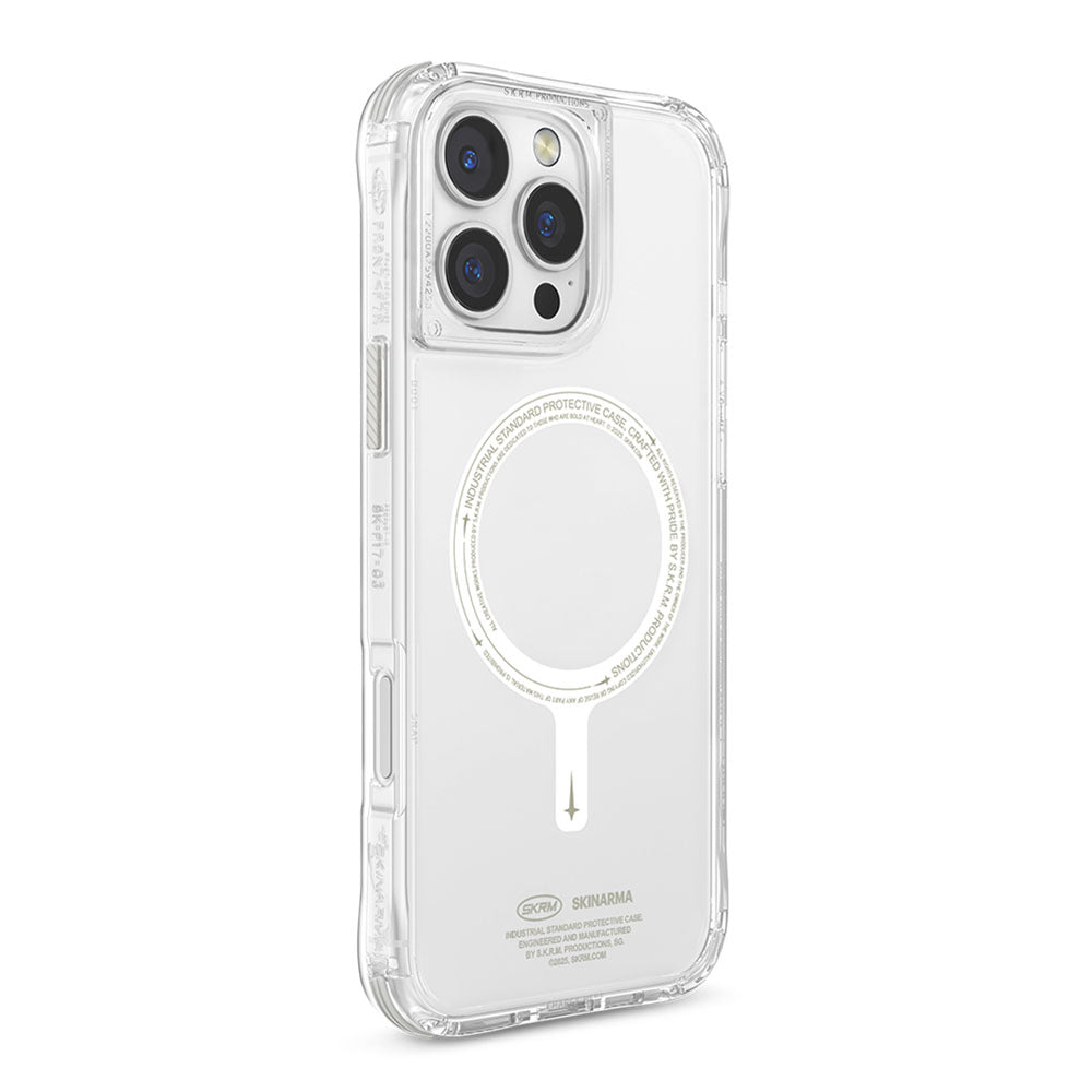 Saido 低調風格磁吸防摔手機殼 附掛繩環 iPhone 16 系列