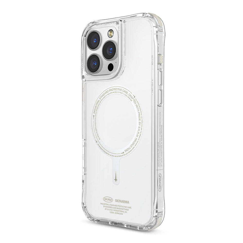 Saido 低調風格磁吸防摔手機殼 附掛繩環 iPhone 16 系列