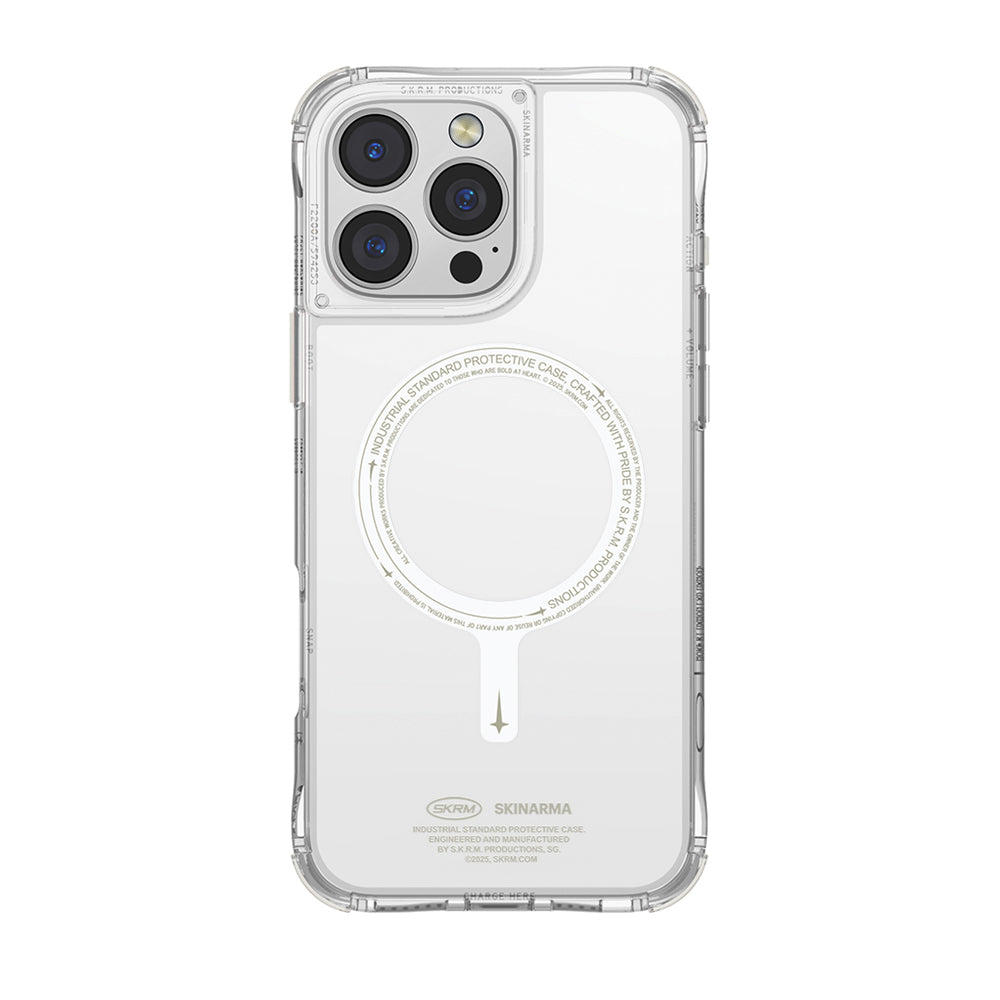 Saido 低調風格磁吸防摔手機殼 附掛繩環 iPhone 16 系列