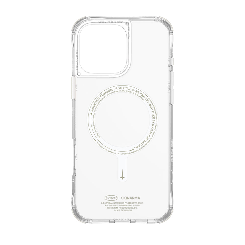 Saido 低調風格磁吸防摔手機殼 附掛繩環 iPhone 16 系列
