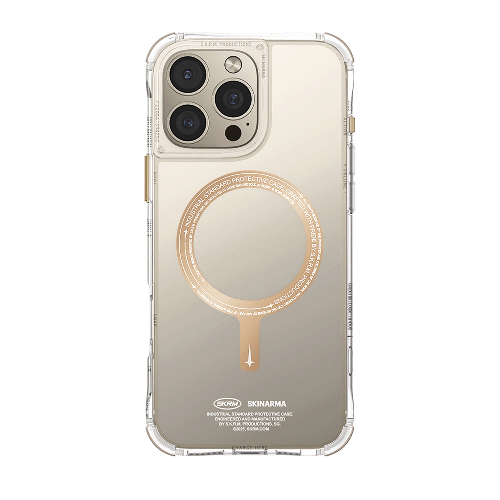 Saido 低調風格磁吸防摔手機殼 附掛繩環 iPhone 16 系列