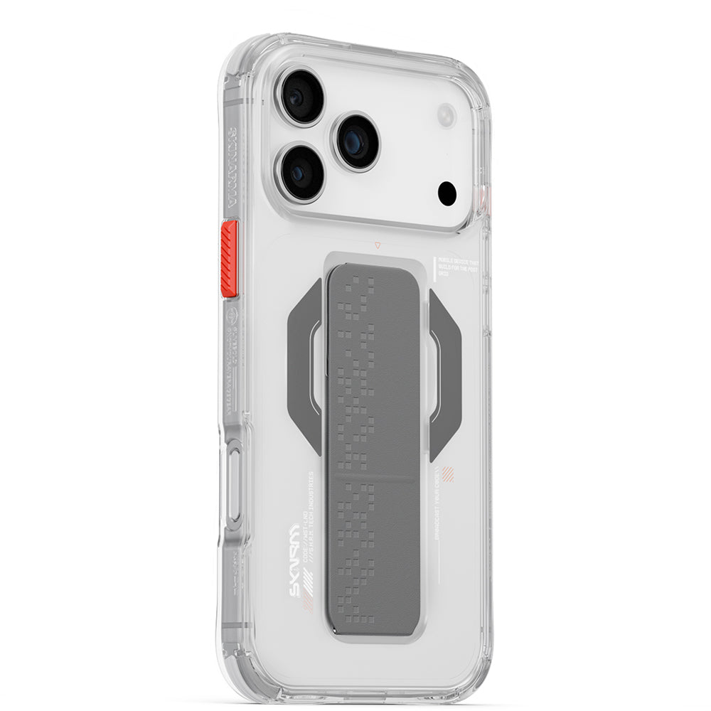 Haxa 黑色巨牆磁吸支架防摔手機殼  iPhone 17 Pro / Pro Max