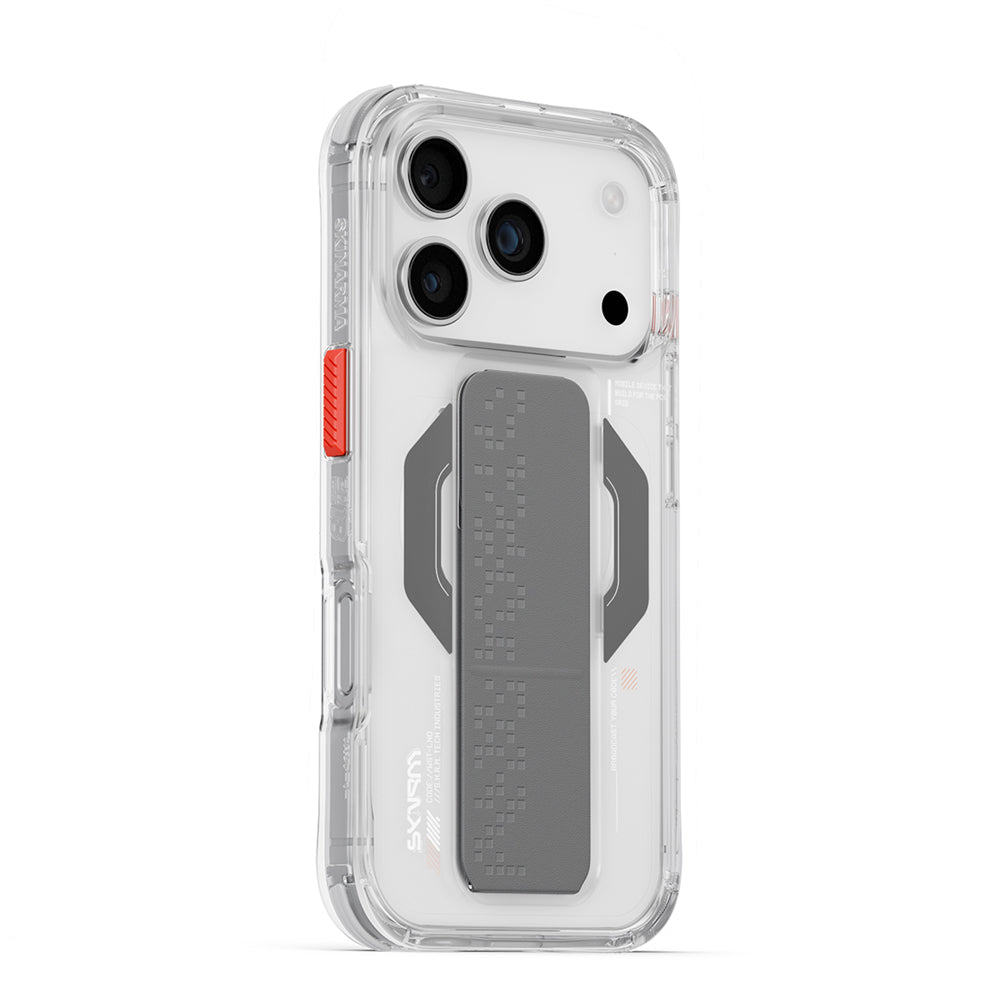 Haxa 黑色巨牆磁吸支架防摔手機殼  iPhone 17 Pro / Pro Max