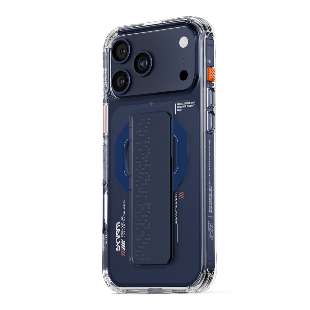 Haxa 黑色巨牆磁吸支架防摔手機殼  iPhone 17 Pro / Pro Max