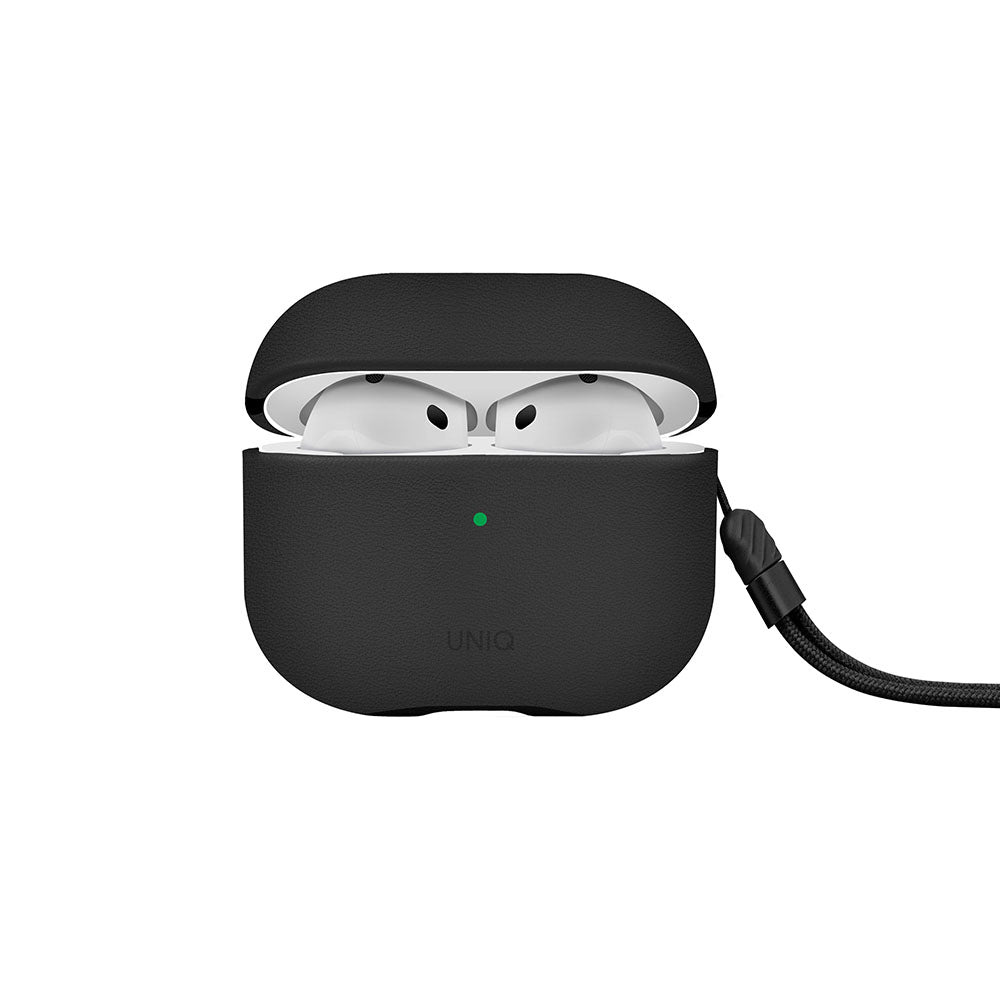 Lyden 耐刮皮革收納保護套 附掛繩 AirPods 第4代