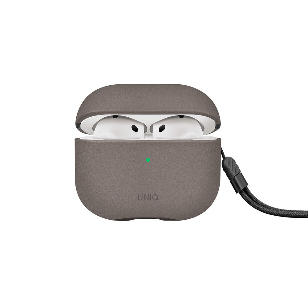 Lyden 耐刮皮革收納保護套 附掛繩 AirPods 第4代