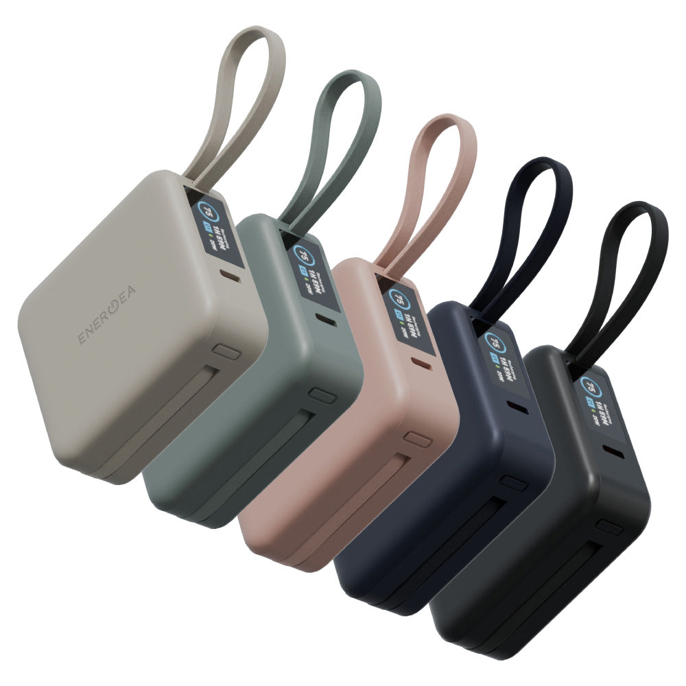 MagPac Mini+10000mAh 磁吸帶線行動電源 USB-C to USB-C｜WH 標示