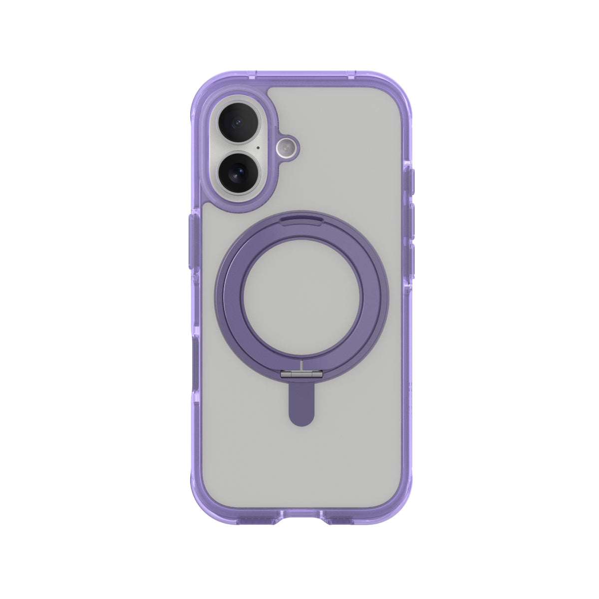 MagStrong 360度旋轉支架泡泡殼 iPhone 17 系列 iPhone 17 (6.3 吋) 紫色