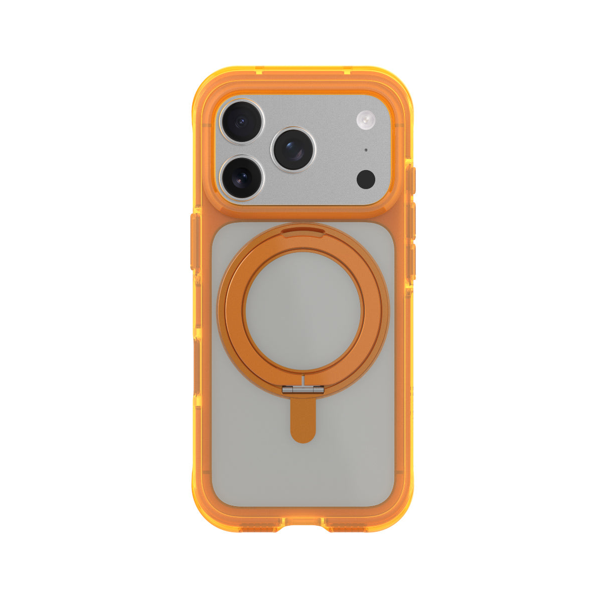 MagStrong 360度旋轉支架泡泡殼 iPhone 17 系列 iPhone 17 Pro (6.3 吋) 橘色