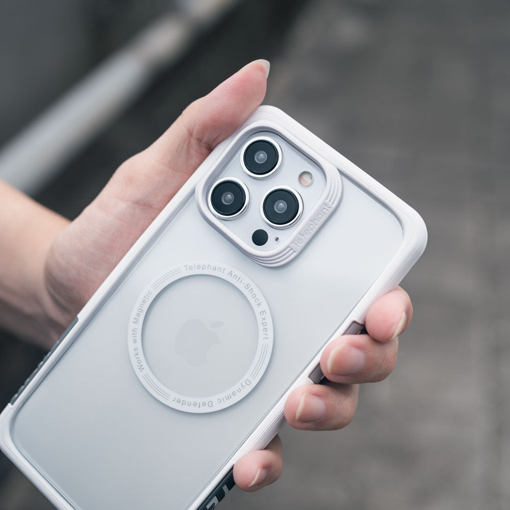 EPI 水波紋抗污防摔手機殼 白焦糖奶茶 iPhone 15 / Plus