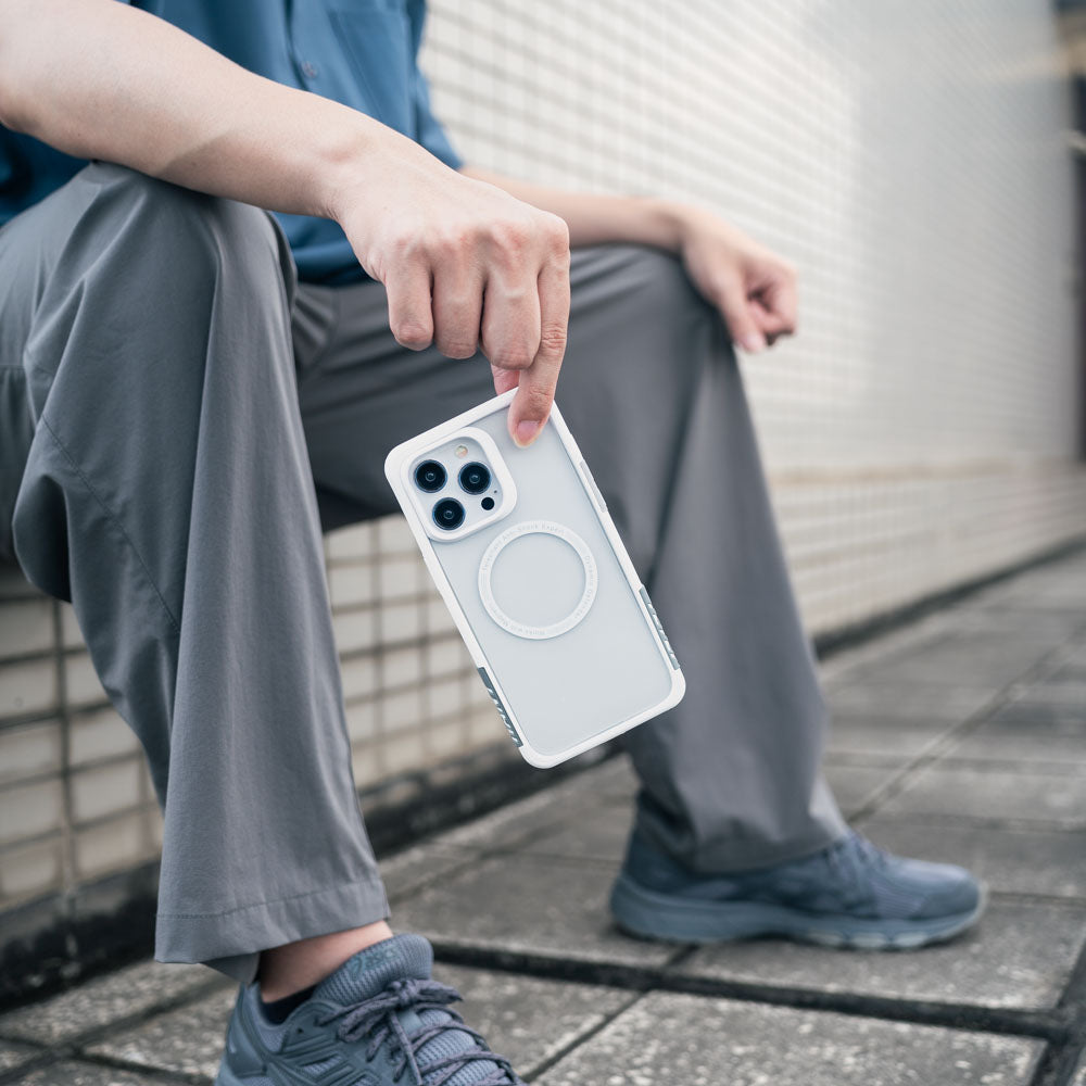 EPI 水波紋抗污防摔手機殼 白紫 iPhone 15 / Plus