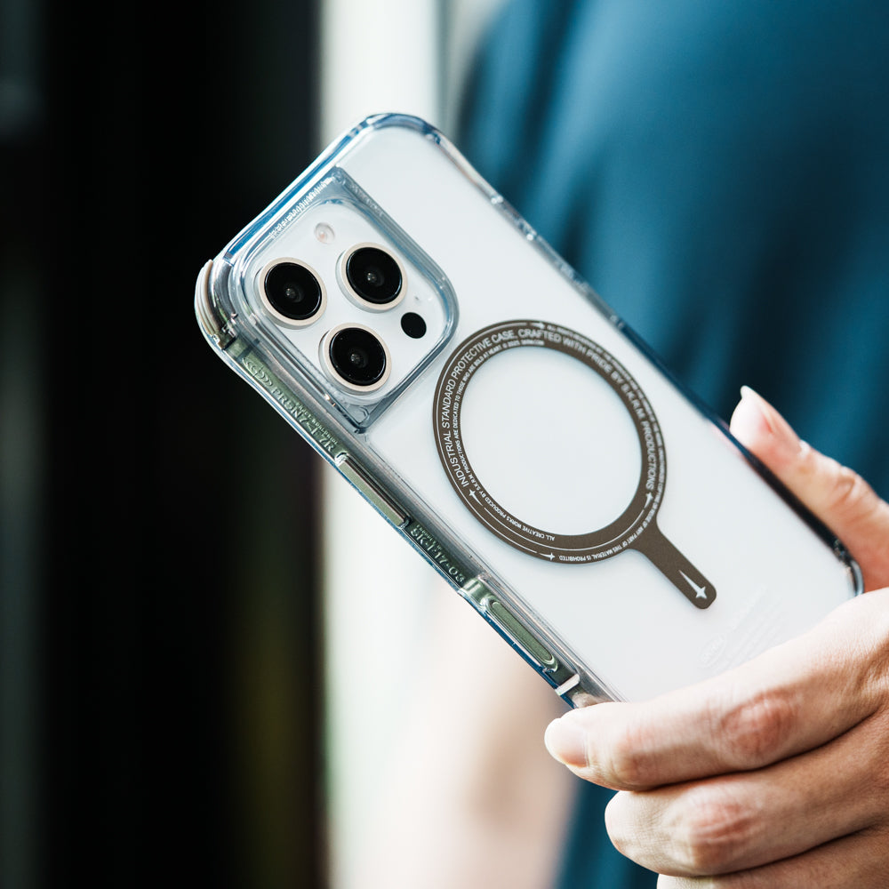 Saido 低調風格磁吸防摔手機殼 附掛繩環 iPhone 16 系列