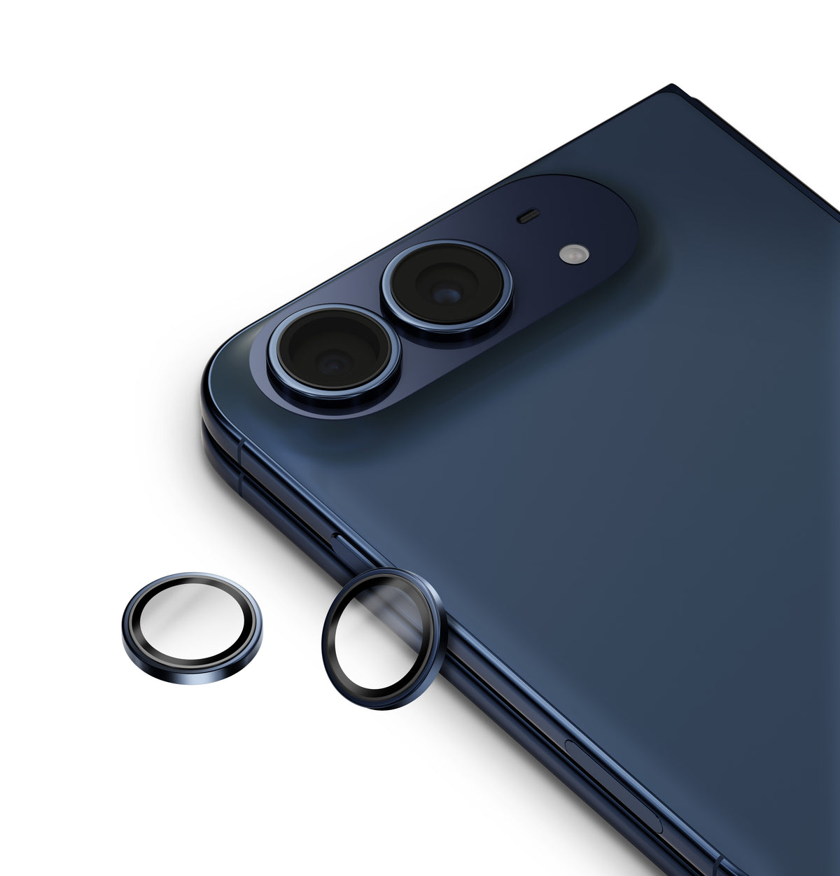 UNIQ 新加坡 OPTIX 藍寶石+不鏽鋼鏡頭貼 iPhone Duo| 預購11月上旬 iPhone Duo 夜空藍 預購11月上旬 ｜亞瑟3C生活